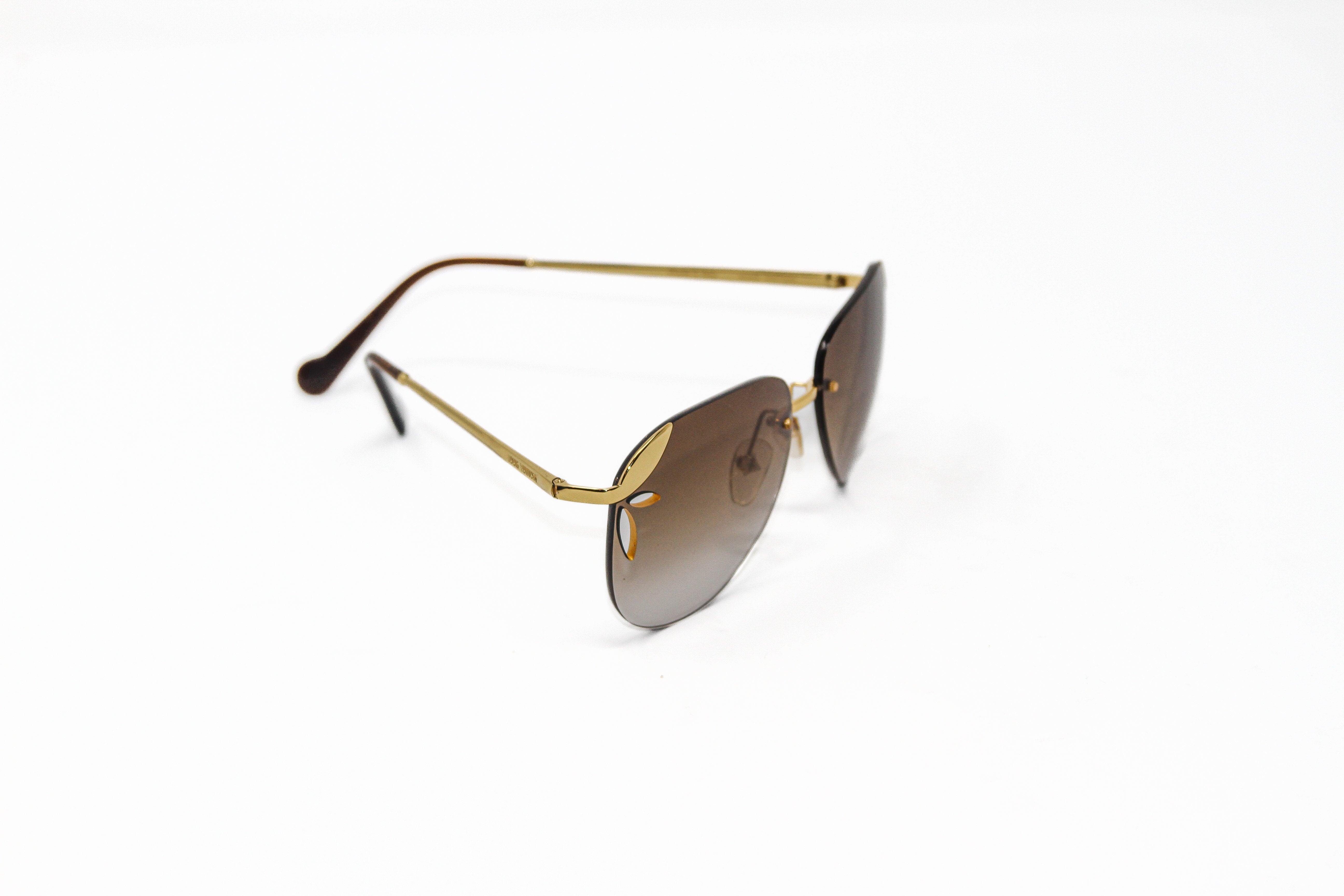 Louis Vuitton Z1782U The LV Pilot Sunglasses, Gold, One Size
